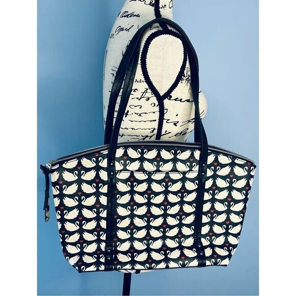 Relic Swan Heart Tote Bag Faux Leather - Picture 2 of 12